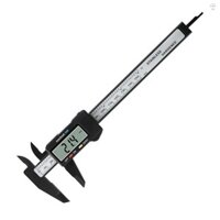 0-6 Inch / 150mm Điện Tử Kỹ Thuật Số Vernier Caliper Sợi Carbon Gia Cố Nhựa Trượt Độ Chính Xác Cao Caliper Màn Hình LCD Công Cụ Đo (Inch / Metric)