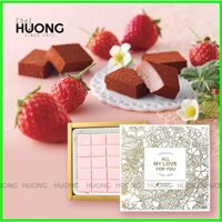 [0 chất bảo quản] Nama Chocolate Strawberry - Sô cô la tươi dâu tây Nhật Bản - Socola Chef Hương