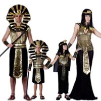 0 Người Bộ Sưu Tập Cleopatra cosplay Trang Phục Trẻ Em Bé Gái Trang Phục Halloween Hoàng Tử Pharaoh Biểu Diễn Trang Phục Cha Mẹ-Con#P表演服25.3.4#