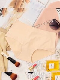 002QL5x - Hộp 5 Chiếc Quần Lót Muji Nữ Không Đường May, Quần Lót Xuất Nhật (Video thật)