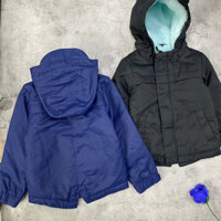 00916 Áo Khoác Phao Bé Trai Bé Gái   Áo Khoác Lót Lông Bé Trai Bé Gái Màu Xanh Coban Đen Size8-15kg Hàng Dư  TDSHOP