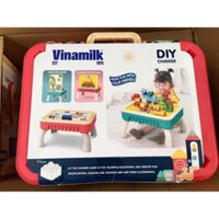 0096 Bàn Xếp Hình Lego Hai Mặt Đa Năng Cho Bé