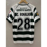 01-02-03 S-CP C.RONALDO Áo thun tùy chỉnh Home Retro Áo bóng đá chất lượng cao