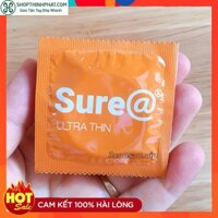 01 Bao Cao Su SURE ULTRA Chính Hãng Việt Nam Chất Lượng Cao Là Loại BCS Trơn Và Mỏng (Che Tên Sản Phẩm)