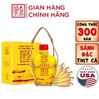 01 Bình gốm 60 đạm Nước mắm Tĩn cá cơm ruột đỏ độ đạm 60N 250ml rin nguyên chất truyền thống không chất bảo quản