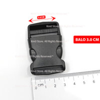 01 Bộ Chốt Khóa Nhựa Gắng Quai Cặp Balo, Túi Xách P1001 - 01 CÁI MẪU BALO 3CM