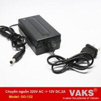 01 Bộ Nguồn chuyển nguồn điện từ 220V AC sang 12V DC 2A - dạng adapter