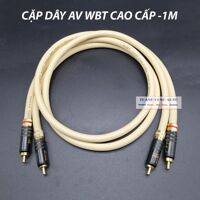 01 cặp dây tín hiệu âm thanh WBT - 888 cao cấp của Đức Dây AV / RCA dài 1M