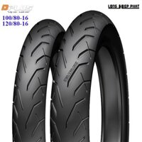 01 CẶP (VỎ) LỐP KHÔNG RUỘT CHO XE HONDA SH, SYM SHARK_DPLUS_CÔNG NGHỆ NHẬT BẢN_SX TẠI VN CHẤT LƯỢNG CAO_ISO9001