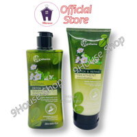 01 Chai Dầu Gội Hoặc Xả Chiết Xuất Hoa & Thảo Dược Phục Hồi Tóc Hư Tổn Herbal Detox & Repair Catherine Thái Lan