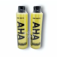 01 Chai Dưỡng Thể Kích Trắng Da Mimi White AHA White Body Lotion +Vitamin  Thái Lan 200ml