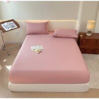 01 Ga Trải Giường Cotton Tici VIEHOME - Bedding trơn màu, miễn phí may bo chun Drap nệm M2M4,M6,M8