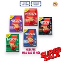 01 Gói Cà phê sữa, cà phê không đường Nescafe hòa tan chuẩn Thái Lan (27 gói/túi) thơm ngon, đậm vị