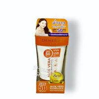 01 Kem Chống Nắng Da Mặt Nha Đam Derlise Aloe Vera Sunblock SPF 50 PA+++ Thái Lan 40gram