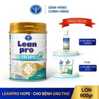 01 lon sữa Leanpro Hope 900g - Dinh dưỡng y học dành cho bệnh nhân ung thư, suy mòn