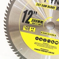 01 LƯỠI CƯA GỖ TCT 80 RĂNG đường kính phi Ø 300mm KYNKO WGZ300080PD25b24