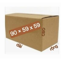 01 Thùng Hộp Giấy Carton 90x59x59 , 5 lớp Giao Hỏa Tốc