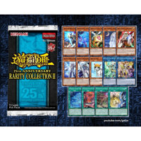01 Túi thẻ bài Yugi Oh chính hãng Konami - 25th Rarity Collection II