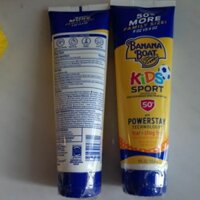 01 tuýp KEM CHỐNG NẮNG KHÔNG LÀM CAY MẮT BÉ  BANANA BOAT KIDS SPF50 236ML MỸ. mẫu mới.