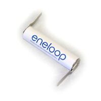 (01 viên) Pin sạc Eneloop Panasonic AAA màu trắng (Phiên bản xuất khẩu - 750 mAh - 2100 lần sạc - Điện áp 1,2v - 1,5v)