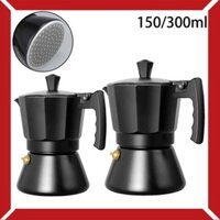 [011] Bình Pha Cà Phê Espresso Siêu Tốc Moka Pot 150/300ml