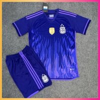 011 Bộ áo bóng đá ARGENTINA sân khách WC 2022 mới nhất