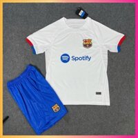 011 Bộ áo bóng đá BARCA sân khách mùa 23/24 mới nhất