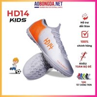 011 Giày Đá Bóng Trẻ Em Giày Đá Banh Trẻ En Wika Hoàng Đức HD14 Chính Hãng Thiết Kế Bền Nhẹ Tặng Tất Chống Trơn Có Sỉ D