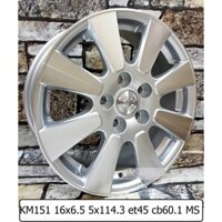 0148 Mâm lazang xe ô tô 16 inch 8 cánh to 5 lỗ