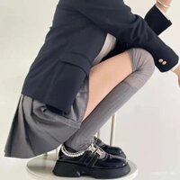 01jk Tất nữ cao qua đầu gối, tất dài cho nữ, tất học sinh, phong cách Harajuku Hàn Quốc KSOX nhỏ