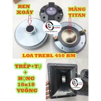 02 CỦ TREBLE SÂN KHẤU 550 RCF REN XOÁY + 02 HỌNG 18X18 - TỪ 140 COIL 51.3MM - LOA TRÉP RỜI - HÀNG NHẬP KHẨU