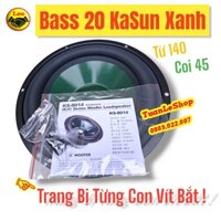 02 LOA BASS 20 KA SUN MÀNG XANH 8014, LOA TRẦM 20, SUB 20 – GIÁ 01 CẶP LOA BASS 2 TẤC KASUN 8014