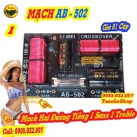 02 MẠCH PHÂN TẦN 2 ĐƯỜNG TIẾNG AB – 520 –  GIÁ 1 CẶP MACH HAI LOA CAO CẤP AB502 - MẠCH LOA - MẠCH FULL BASS 30