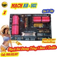 02 MẠCH PHÂN TẦN 2 ĐƯỜNG TIẾNG AB  520  GIÁ 1 CẶP MACH HAI LOA CAO CẤP AB502 - MẠCH LOA - Hỗ Trợ Hàn Dây