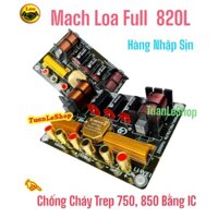 02 MẠCH PHÂN TẦN CHỐNG CHÁY TREBLE 750 -1 BASS + 1 TREP SH-820L GIÁ 02 MẠCH - MẠCH BẢO VỆ LOA- PHÂN TẦN CÓ BẢO VỆ TREBLE