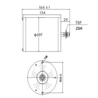 020 Kunray 48V 2000W 72V 3000W 6mm dây pha nâng cấp cảm biến nhiệt độ động cơ xe máy điện