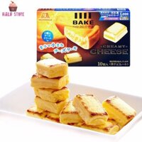 021] Bánh phô mai nướng Cheese Bake Morinaga Nhật Bản hộp 45g