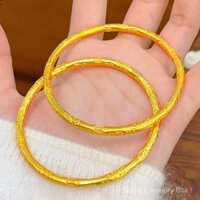 0322-YWBY-PT Vòng tay gourd hoa văn tre mạ vàng 18K, vòng tay thời trang thiểu số, vòng tay vàng lấp lánh, vòng tay cao cấp nhẹ nhàng cho phụ nữ