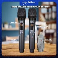 0357628205 Bộ 2 Micro KARAOKE Ô TÔ BX7. Micro đa năng cao cấp - Biến mọi loa vi tính thành loa karaoke 0357628205