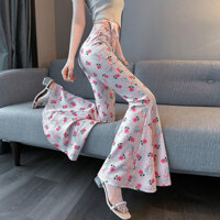 04 Người Bộ Sưu Tập Slim-fit Co Giãn Hơi Drapy Quần Mỏng 04 Tất Cả Trận Đấu Mỏng Hơn Nhìn In Hình Toàn Bộ Quần loe Thường Ngày  #3P长裤25.3.10#