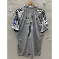 05-06 Thủ môn Real Madrid AAA Áo thun bóng đá cổ điển tùy chỉnh chất lượng cao CASILLS