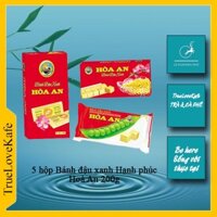 05 hộp Bánh đậu xanh Hạnh phúc Hoà An 200g hạnh phúc