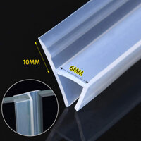 0.5 Mét Ron Gioăng Cao Su Chữ U H F 6mm 8mm 10mm 12mm Silicone Chuyên Dụng Gắn Dán Cửa Kính Vách Nhà Tắm Chống Nước Legaxi - 6mm - Dài 50cm chữ H