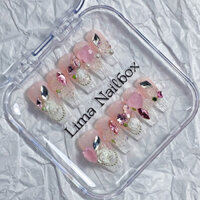 053.nailbox hiệu ứng hoa sơn trà hồng thạch tươi mát