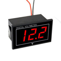 0.56 inch Waterproof Digital LED Voltage Meter DC 5-130V Indicator Voltmeter For Car Motorcycle 12V 24V 36V 48V 72V 120V