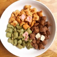 0.5Kg Bánh Gấu (Kem Cafe- chùm ngây dâu- kem dâu)