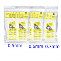 0.5mm 0.6mm 0.7mm Đồng hồ cao su O Ring Vòng đệm đồng hồ chống nước Niêm phong Máy giặt Đồng hồ Mặt sau Đồng hồ Công cụ sửa chữa Phụ kiện