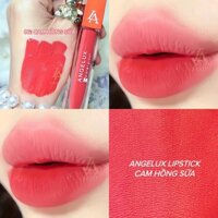 [06 Cam Hồng Sữa] Son Kem Lì Dolly Super Matte Không Chì Màu Cam Hồng Sữa [06] Tách Sét