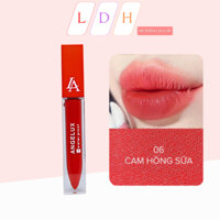 06-Cam Hồng Sữa - Son Kem Lì ANGELUX 2024 water proof  SIÊU LÌ - SIÊU MỊN - SIÊU XINH