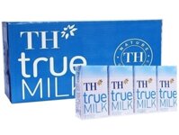 (065) TH TRUE milk sữa tươi tiệt trùng nguyên chất không đường 110ml - Hộp